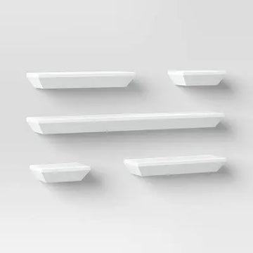 Open Box - 5Pc Wedge Shelves White - Threshold