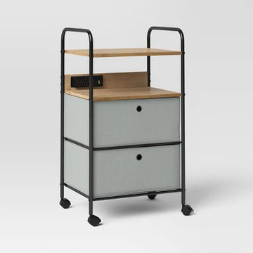 Rolling Utility Cart Black - Room Essentials
